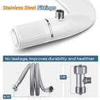 BIGCOW Bidet Attachment for Toilet, Ultra-Slim Dual Nozzle Hygienic Toilet Bidet