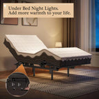 Adjustable Bed Frame -Wireless Remote -Memory Function -Adjustable Bed Base -Head and Foot Lift Incline -Zero Gravity -Quiet Motorfor Lying Down, Reading, Watching TV,Fatigue,BackacheTwin