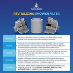 AquaBliss High Output Revitalizing Shower Filter - Reduces Dry Itchy Skin, Dandruff