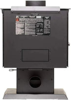 Ashley Hearth AW1120E-P Wood Stove, 68,000 BTUs, 1200 Sq. Ft. Heating, Pedestal Base, EPA Certified