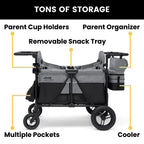Jeep Wrangler Deluxe 4 Seater Stroller Wagon by Delta Children