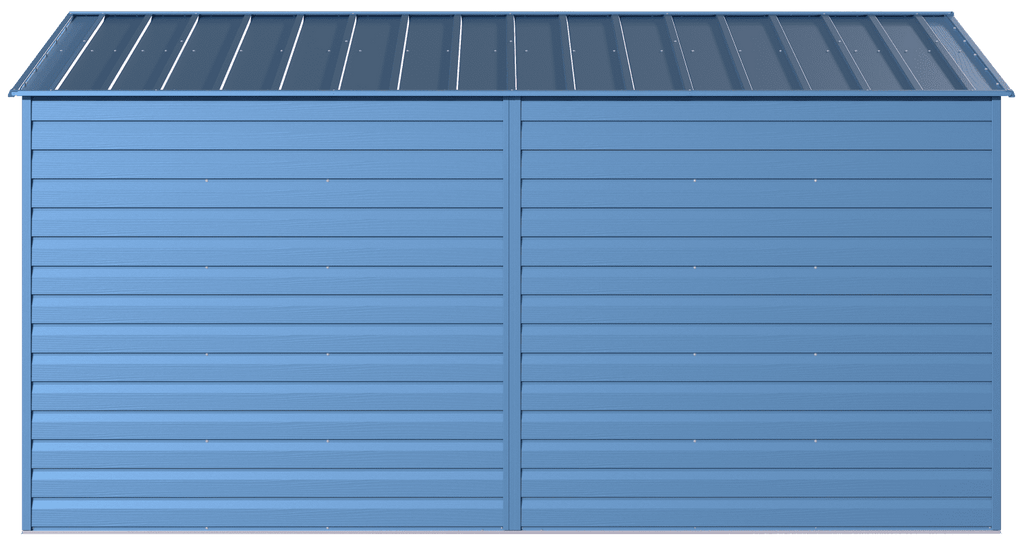 Arrow Select Steel Storage Shed, 10x14, Blue Grey