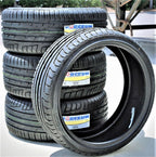A pair of 2 (2) 245/40R20 ZR 99Y XL A/S high-performance all-season tires: 2014-16 Chevrolet Impala LTZ, 2017-18 Chevrolet Impala LT