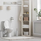 BIGCOW Bidet Attachment for Toilet, Ultra-Slim Dual Nozzle Hygienic Toilet Bidet