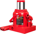 BIG RED 50 Ton Low Profile Hydraulic Bottle Jack Welded Construction for Automotive & Heavy Lifting