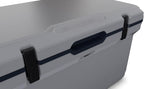 60 QT Ultra-Light Injection Molded Cooler - Ice Chest Keeps Ice up to 7 Days - Large Cooler Includes Wire Basket, Divider and Built-in Bottle Opener