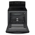 4.8 cu. ft. Electric Range in Stainless Steel Black
