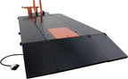 APlusLift MT1500X 1500LB Air-Operated Motorcycle & ATV Lift Table – 48" Wide with Side Extensions, 2-Year Warranty