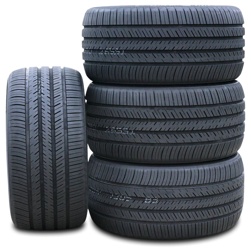 A pair of 2 (2) 255/40R20 101W XL A/S performance tires