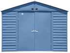 Arrow Select Steel Storage Shed, 10x14, Blue Grey