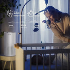 Afloia Air Purifiers for Home Large Room Up to 1076 Ft, H13 True HEPA Air Purifiers for Bedroom