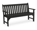 5′ Vineyard Outdoor Bench, in Black
