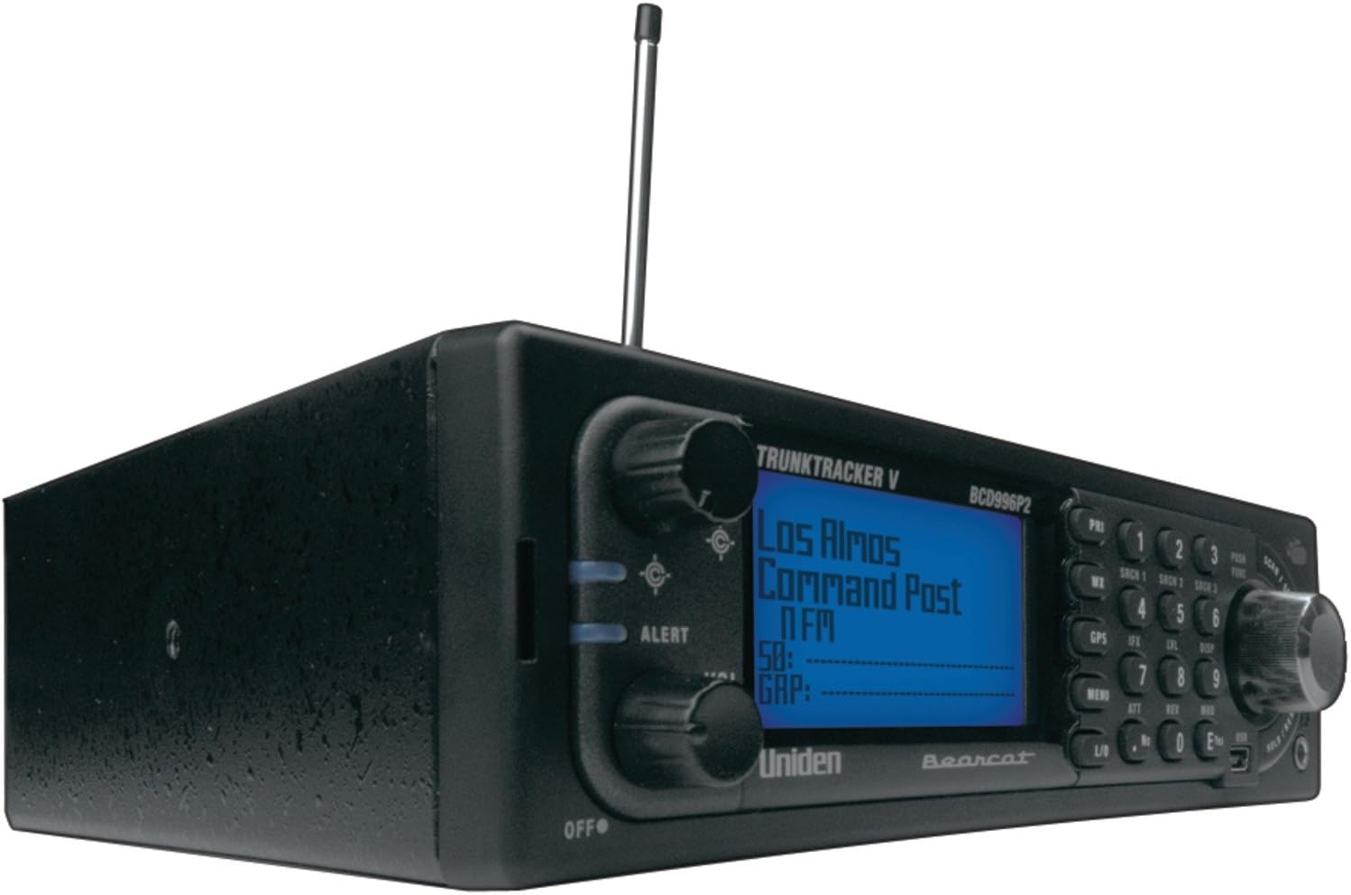 BCD996P2 Digital Mobile TrunkTracker V Scanner, 25,000 Dynamically Allocated Channels, Close Call RF Capture Technology, 4-Line Alpha display, Base/Mobile Design, Phase 2