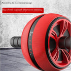 Abdominal Wheel Roller Trainer - Ab Roller Wheel Exercise Equipment,with Training Pad - Fitness Equipment,for Gym Home Exercise Tool Red