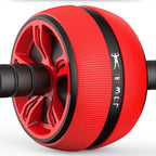 Abdominal Wheel Roller Trainer - Ab Roller Wheel Exercise Equipment,with Training Pad - Fitness Equipment,for Gym Home Exercise Tool Red