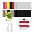 9x9 with Infusible Ink Sheets & Pens, Coasters and 20x16 Heat Mat Bundle - Beginner DIY Project Kit for Home Decor Projects and Custom Apparel, Iron Pressing