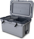 60 QT Ultra-Light Injection Molded Cooler - Ice Chest Keeps Ice up to 7 Days - Large Cooler Includes Wire Basket, Divider and Built-in Bottle Opener