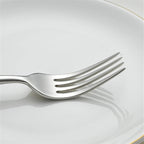 Imperium Roman Column Flatware Set - 18/8 Stainless Steel Vintage Embossed Cutlery Service for 6 - Onestopv