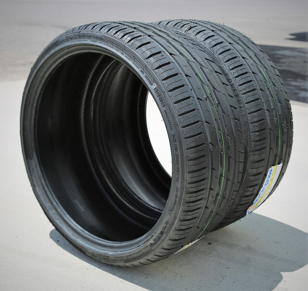 A set of 4 (four) 245/35R20 ZR 95Y XL A/S performance tires suitable for: 2017-19 Mercedes-Benz E300 4Matic, 2010-16 BMW 528i base