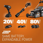 20V GT Revolution 12" 4.0Ah Cordless String Trimmer & Turbine Leaf Blower Power Share Combo Kit - WG930.3 (Batteries & Charger Included)
