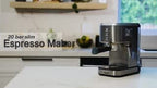 bella PRO - Slim Espresso Machine with 20 Bars of Pressure - Stainless Steel
