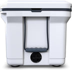 60 QT Ultra-Light Injection Molded Cooler - Ice Chest Keeps Ice up to 7 Days - Large Cooler Includes Wire Basket, Divider and Built-in Bottle Opener