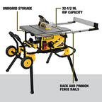 10 Inch Table Saw, 32-1/2 Inch Rip Capacity, 15 Amp Motor, With Rolling