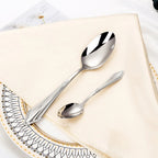 Baroque Silverware Set - 18/8 Stainless Steel Antique Detail Flatware Service for 4 - Onestopv