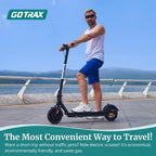 Adult Electric Scooter, 8.5 Inch Pneumatic Tires, Max Range 14/18 Miles, Max Speed 15.5/18 MPH, Powered by 300 Watt Motor, with Cruise Control Adult Folding Electric Scooter