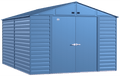 Arrow Select Steel Storage Shed, 10x14, Blue Grey