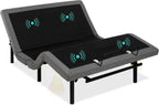 Best Choice Products Ergonomic Twin XL Size Adjustable Bed Frame, Electric Base w/Wireless Remote Control, Nightlight, Massager, 2 USB Ports