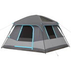 10' x 9' 6-Person Dark Rest Cabin Tent w/Skylight Ceiling Panels, 15.4 lbs