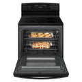 4.8 cu. ft. Electric Range in Stainless Steel Black