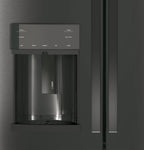 Appliances PFE28KBLTS 36 Inch French Door Refrigerator Black Stainless Steel