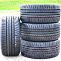 A set of four (four) 255/35R19 ZR 96Y XL full season performance tires fit: 2013 Audi A4 Quattro Premium Plus, 2009-14 Audi A4 base