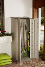 Rubbermaid Vertical Resin Weather Resistant Outdoor Storage Shed