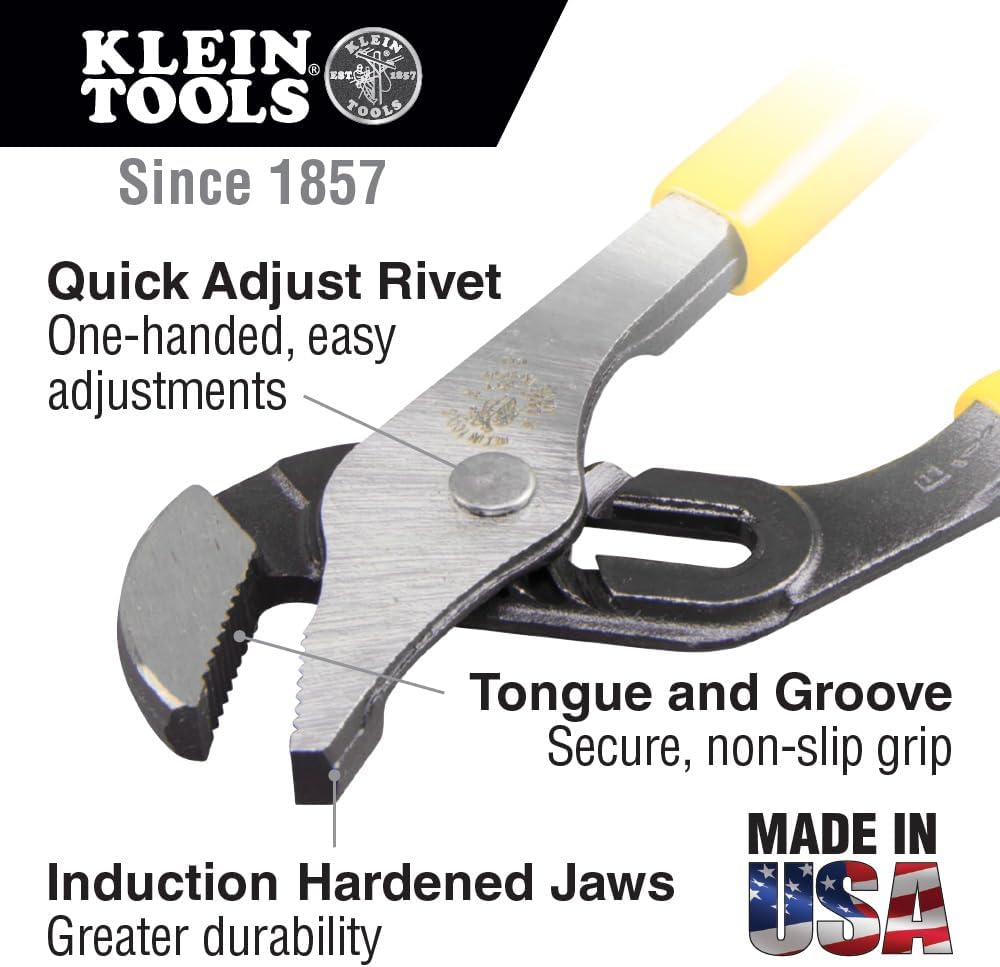 92914 Tool Kit, Tool Set Includes Basic Tools, Pouch and Belt for Journeyman, Linesman, Professionals and Homeowners, 14-Piece