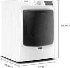 MED6630HW Front-Loading Electric Dryer - White