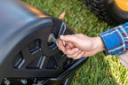 Agri-Fab 45-0604 18" x 48" Tow Behind Poly Lawn Roller 550 lbs Weight with Water, Poly Drum and Steel Frame, with Plug. Designed for Lawn and Garden Tractors
