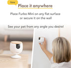 360° Cat Camera: See Your Cat from Anywhere | Rotating 360° Cat Tracking, Treat Toss, Color HD Night Vision, 2-Way Audio, Real-Time Notifications, Designed for Cats | Pet Camera w/Phone App