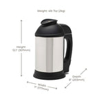 Almond Cow Nut Milk Maker Machine, Plant Based Maker for Homemade Almond, Oat, Cashew Nut Milks & More, Stainless Steel Food Machines, 5 6 Cups Per Batch, 120V: Home & Kitchen