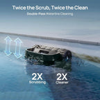 Beatbot AquaSense 2 Pro Cordless Pool Vacuum Robot, Unmatched 5-in-1 Cleaning, Surface Parking, Skims Water Surface with APP Control, Water Clarification, for Pools up to 3,875 Sq.ft Emerald Green