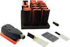 99515 Pneumatic Line Profile Sander 21 Pieces With 14 Profile Shape Blocks And Hardshell Carrying Case, 2-3/8" x 4-7/8"