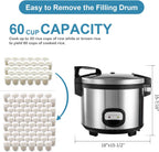 60-Cup (Cooked) Commercial Rice Cooker and Warmer