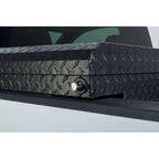 61.86 Matte Black Aluminum Low Profile Truck Tool Box for Mid-Size Trucks