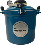 All American 1930: 21.5qt Pressure Cooker/Canner (The 921) – Exclusive Metal to Metal Sealing System – Easy to Open & Close – Suitable for Gas, Electric, or Flat Top Stoves – Made in the USA