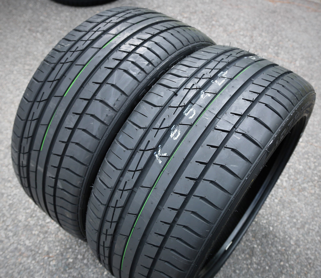 A set of 4 (quad) 285/35R21 ZR 105Y XL A/S performance tires