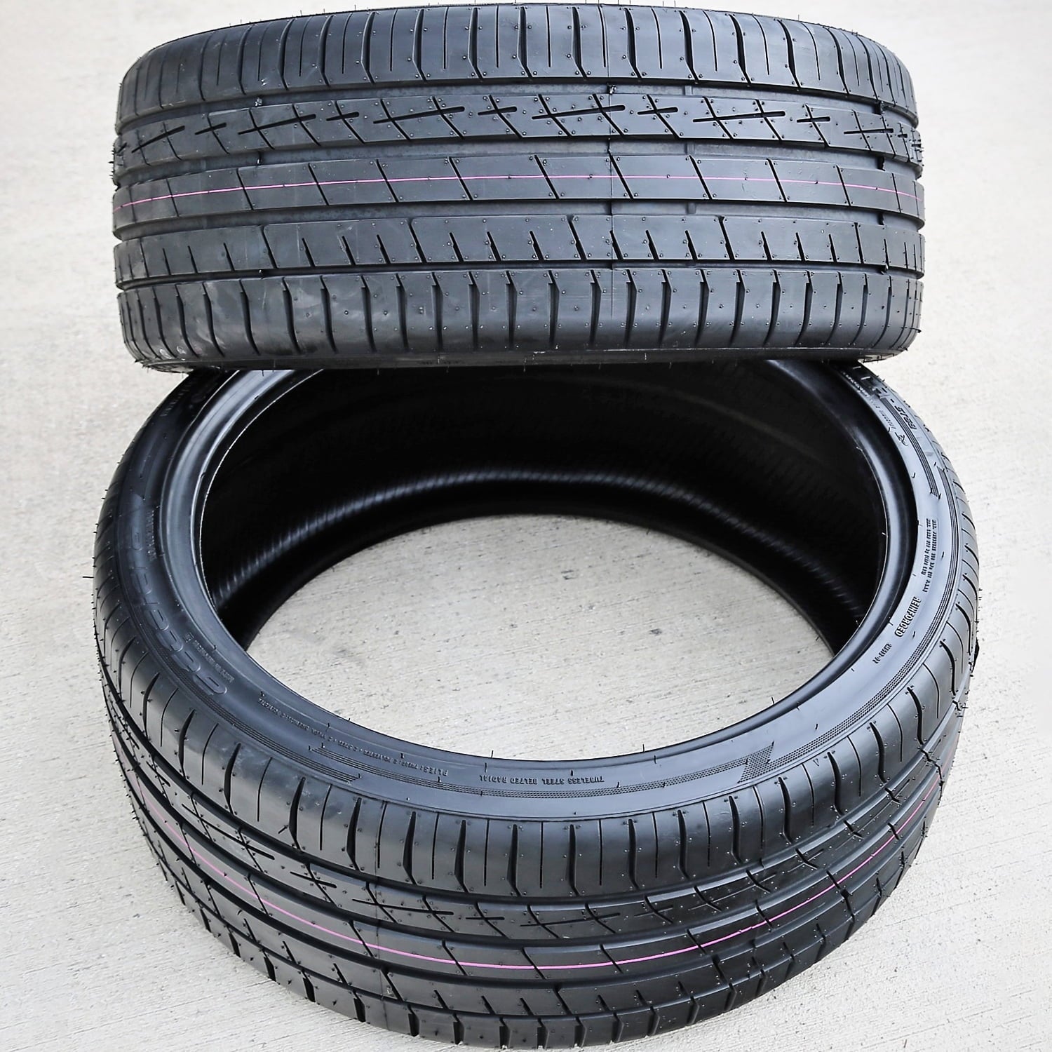 A pair of 2(2) 265/40ZR20 265/40R20 104Y XL AS A/S performance tires