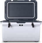 60 QT Ultra-Light Injection Molded Cooler - Ice Chest Keeps Ice up to 7 Days - Large Cooler Includes Wire Basket, Divider and Built-in Bottle Opener